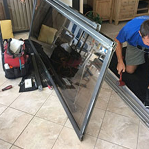 sliding glass door frame repair Santa Ana
